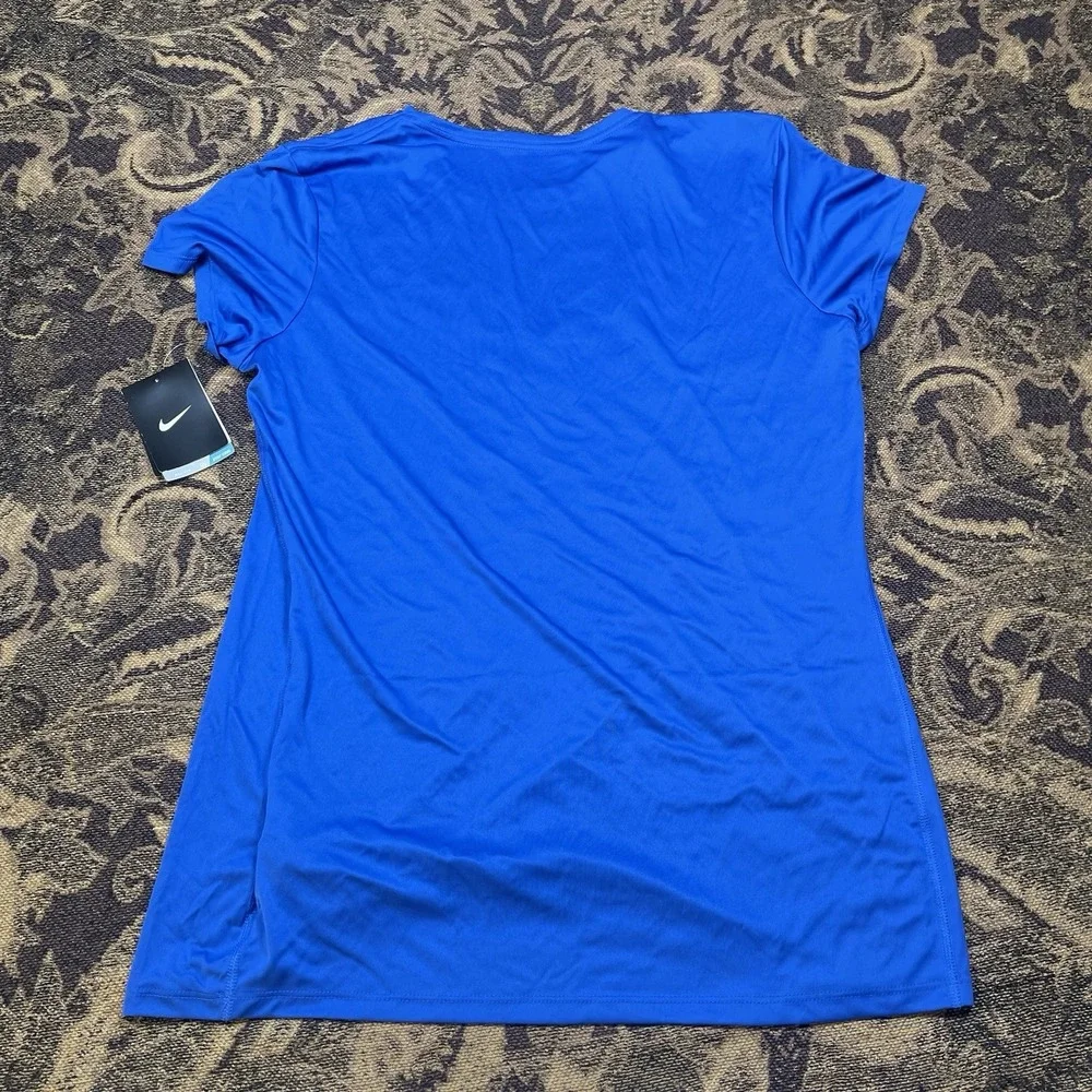 Nike Dri-FIT FC Kansas City Soccer women's Blue t-shirt Size XL New